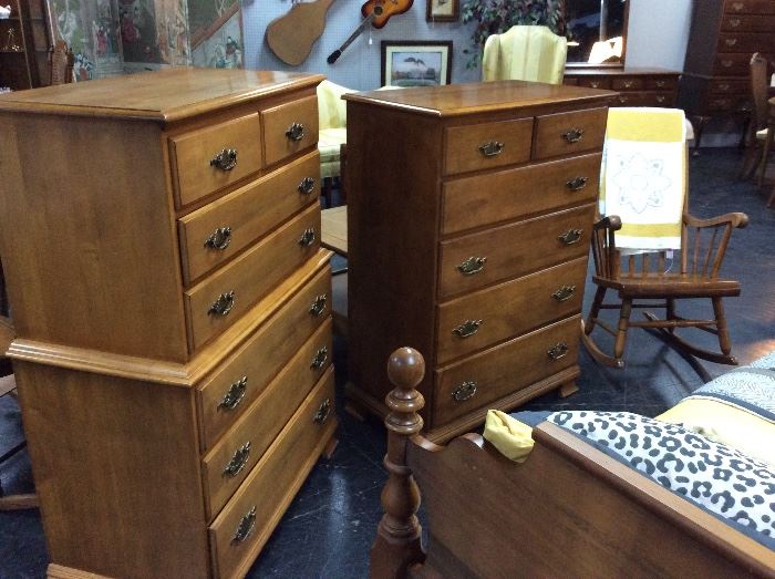 Pecan Chest of Drawers