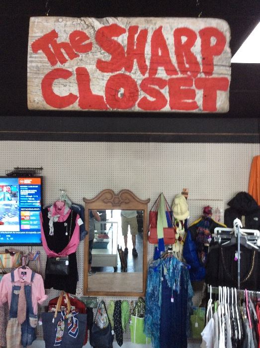Visit our brand new "THE SHARP CLOSET" 