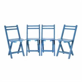 Painted Folding Chairs