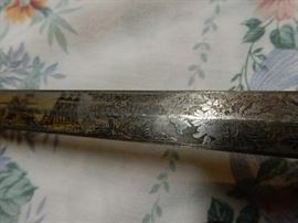 CLOSEUP OF SWORD