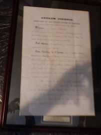 CIVIL WAR PRESIDENTIAL PARDON