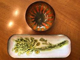 Rare MCM Maggie Howe enamel pieces