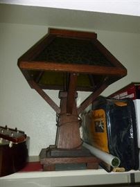 Mission style lamp