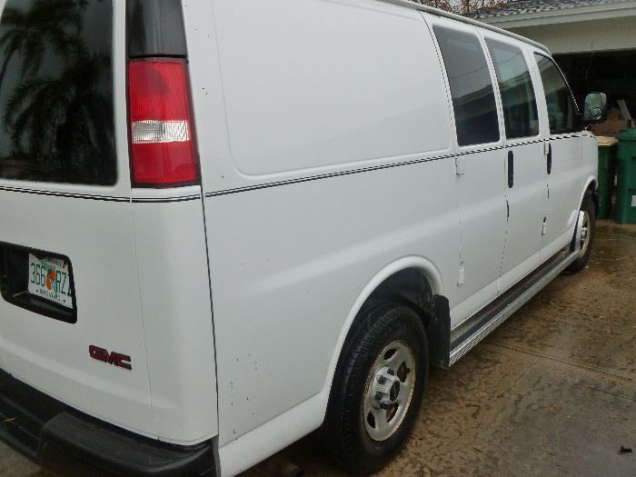 2003 GMC Savanna Cargo Van, Set up for camping, 69,000 miles
