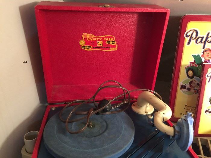 Vintage children record players