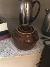 little jug and vintage coffee pots