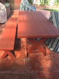 picnic table - iconic mid century! 