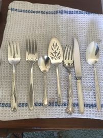 Silver plate and Sterling silver 