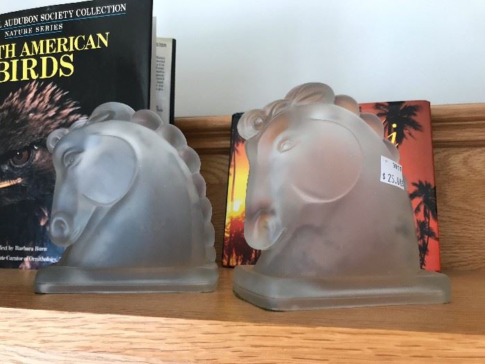 2 gorgeous Horse head Bookends