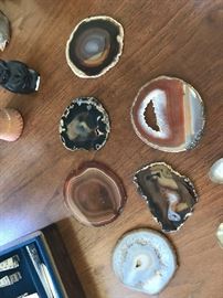 Geode slices - coasters 