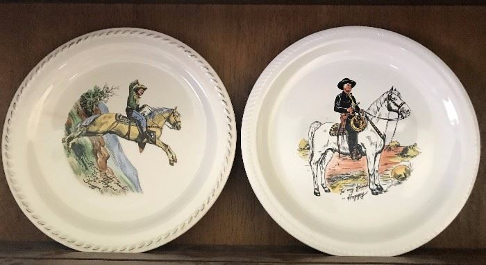 Roy Rogers plates