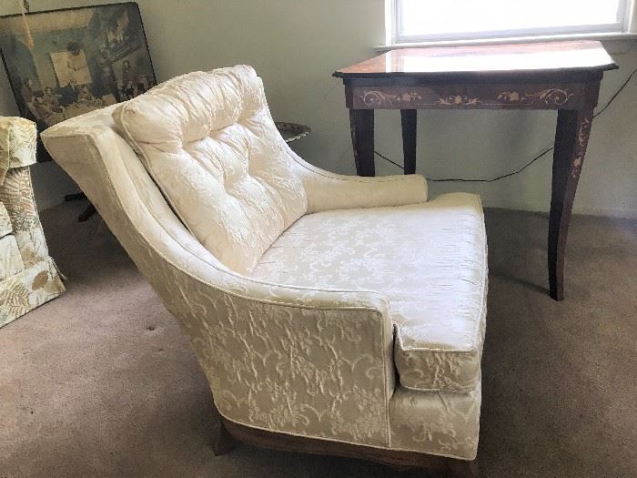 deluxe low arm chair is pristine 