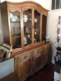 2 pc country french hutch MFG Metz out of hammond