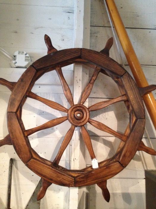 Ship's wheel decor