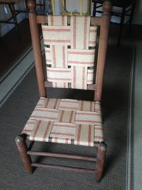 Child's chair with webbing