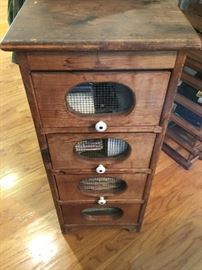 Antique vegetable or bread bin