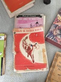 Vintage Christmas sheet music