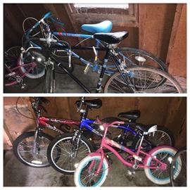 Girls Diamondback Mini Della Cruz, Boys Kent Flatlander BMX, Boys Rhino Troublemaker BMX