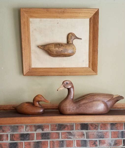 Duck Décor - Wood Ducks Collection scattered throughout home