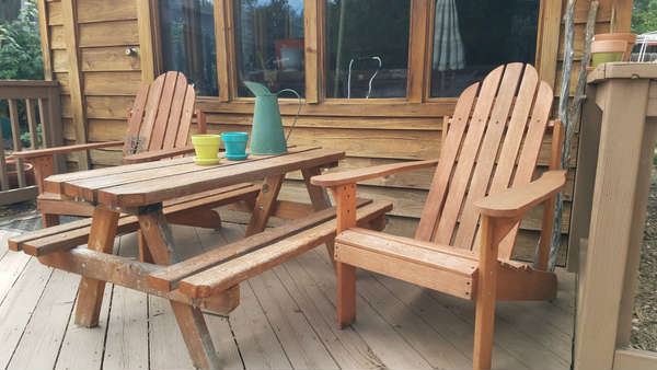 Andronik Chairs and Children's Size Picnic Table