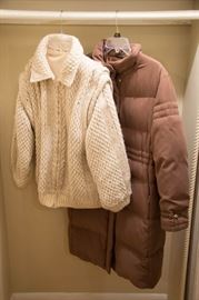 Faux Shearling Coat and Navy Trench Coat  http://www.ctonlineauctions.com/detail.asp?id=629820