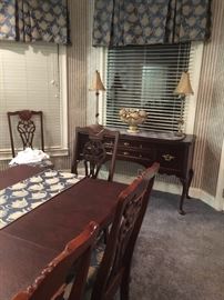 Broyhill Cherry Banquet Dining Room