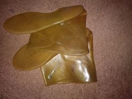 Vintage ladies rain boots.