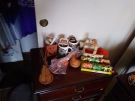 Halloween decorations.