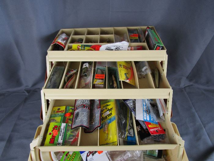 Several Tackle Boxes filled with Tackle