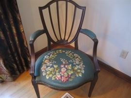 NEEDLEPOINT CHAIR