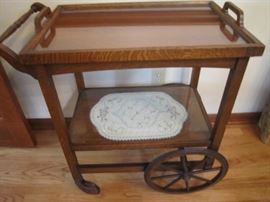 ANTIQUE TEA CART