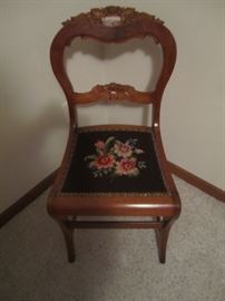 NEEDLEPOINT CHAIR