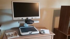 Merlin Elite Low Vision Reader HD/OCR high performance desktop video magnifier
