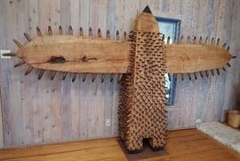 Come see the "Big Bird" sculpture, by James Surls.  IT'S NOT FOR SALE 