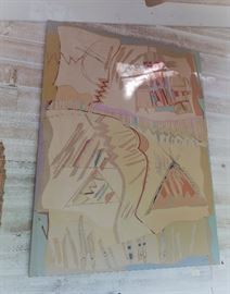 Oil on canvas, Anderson, 78 1/4" x 58"