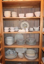 Pottery Barn white dishes