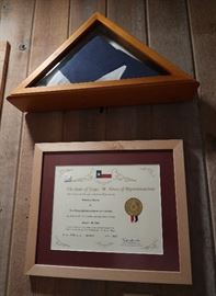 Flag flown over Texas Capitol