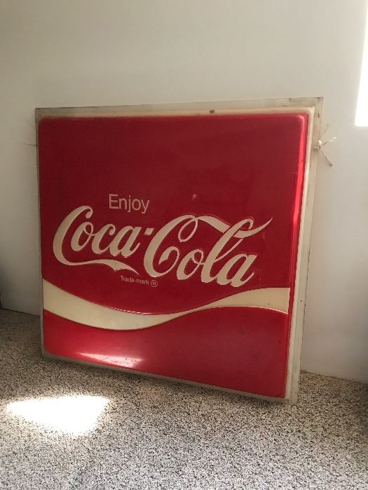 Vintage Coca-Cola sign !