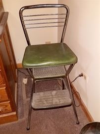 Retro mid=century Cosco step stool chair