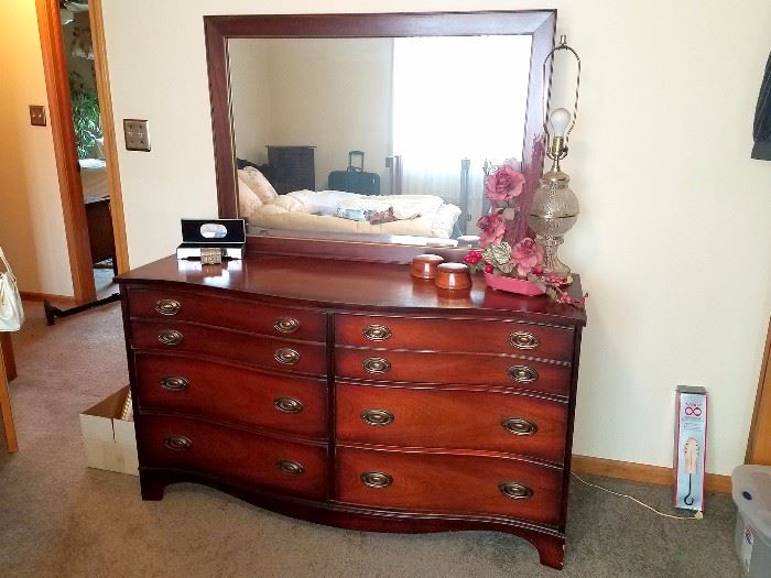 Bassett furniture Bedroom set (Dresser, twin bed, nightstand)
