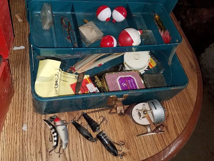 Vintage fishing tackle