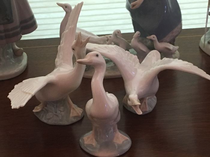 Trio of Geese LLADRO figurines