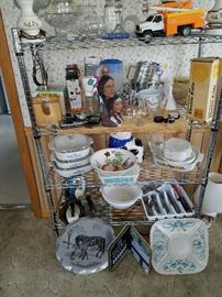 Metal shelving is not for sale