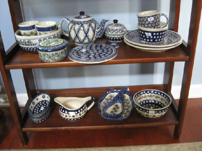 Polish pottery dishes