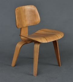 Eames DCW Molded Plywood Dining Chair
for Herman Miller
29" high
with Evans Products label