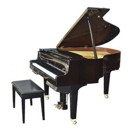 Yamaha GH1 Baby Grand Piano
with high gloss finish
5' 5", serial #B5326XXX
with bench and Disklavier
circa 1990's
CONDITION REPORT: pristine, barely used