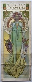 Alphonse Mucha Poster
Leslie Carter
83" x 32"
Strobridge Litho. Co.