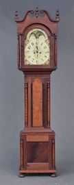 George Hagey Tall Case Clock
Trappe, Pennsylvania
21" x 14", 91" high
early 19th century