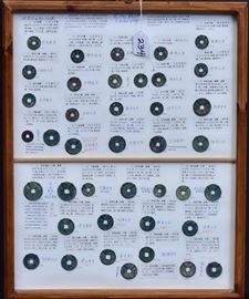 Chinese Coins
40 coins
now mounted with identification
960-1279 AD