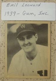 Emil Leonard Baseball Card